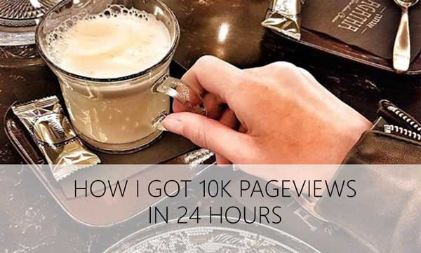 How I Got 10,000 Pageviews in 24 Hours From Viral Pins With My New Blog!