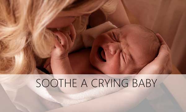 How to soothe a crying baby?