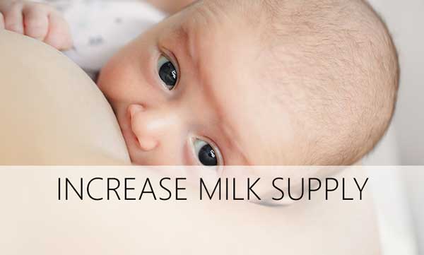 How to increase low milk supply