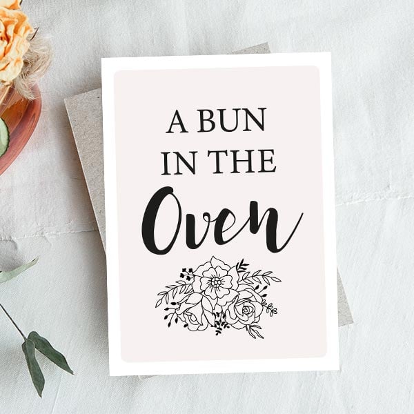 Pregnancy-Announcement-Cards-A-BUN-IN-THE-OVEN-COVER