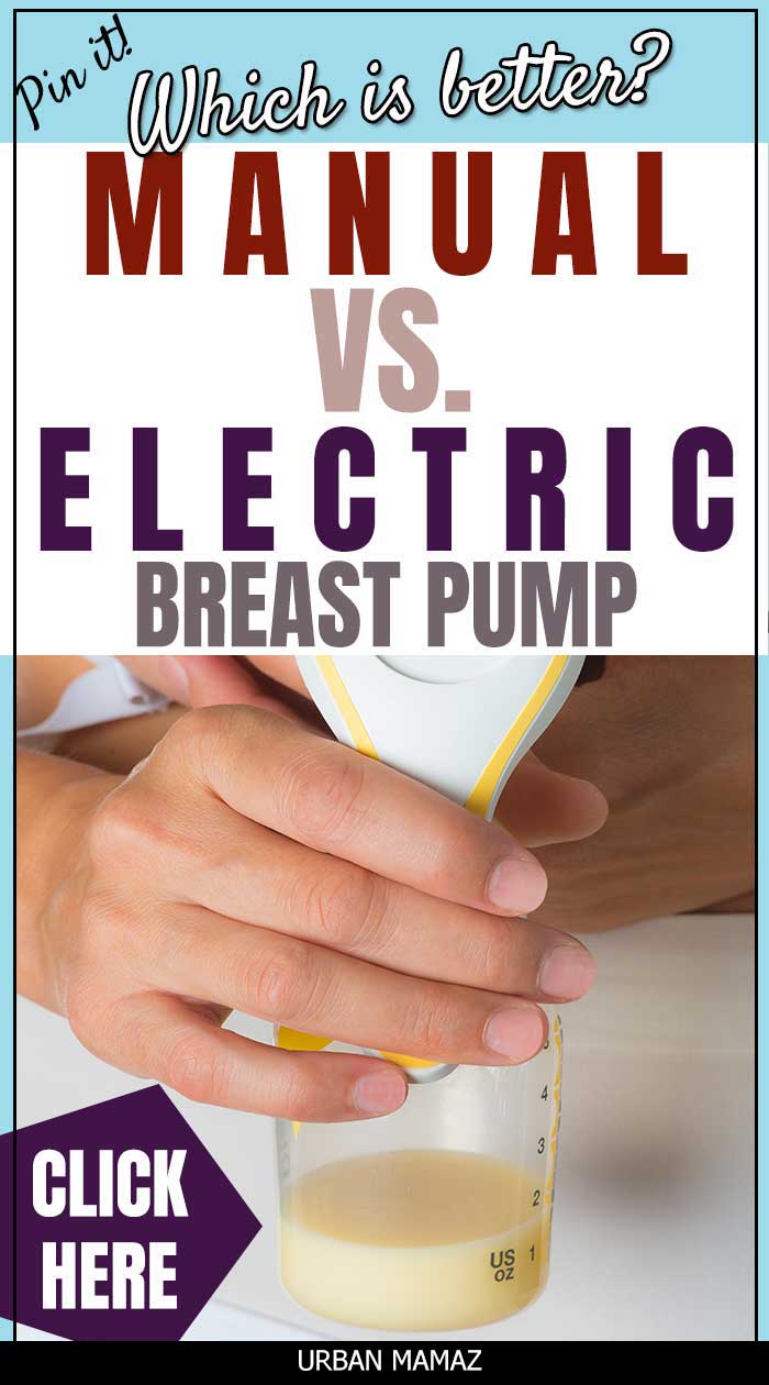 Which is better Manual vs. Electric Breast Pump Urban Mamaz