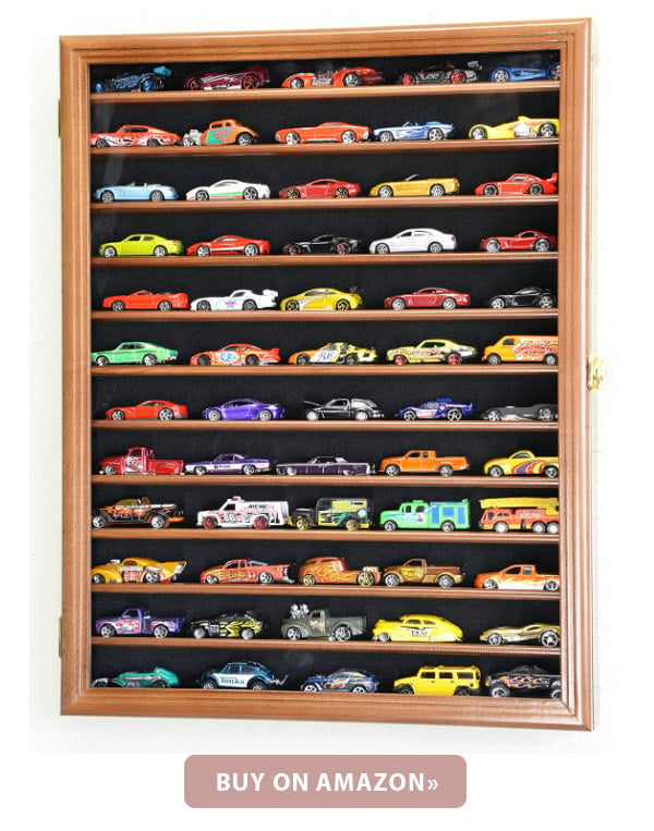 small-house-toy-storage-ideas-Display-Case-Cabinet-Wall-Rack-cars