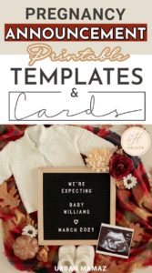 11 Pregnancy Announcement Cards and Printable Templates - Urban Mamaz
