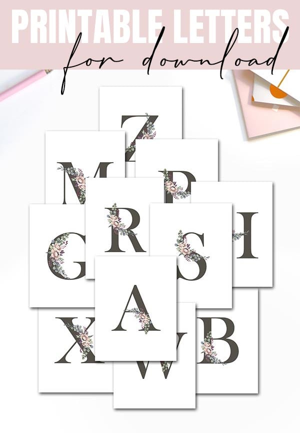 Decorative Alphabet Letters For Walls