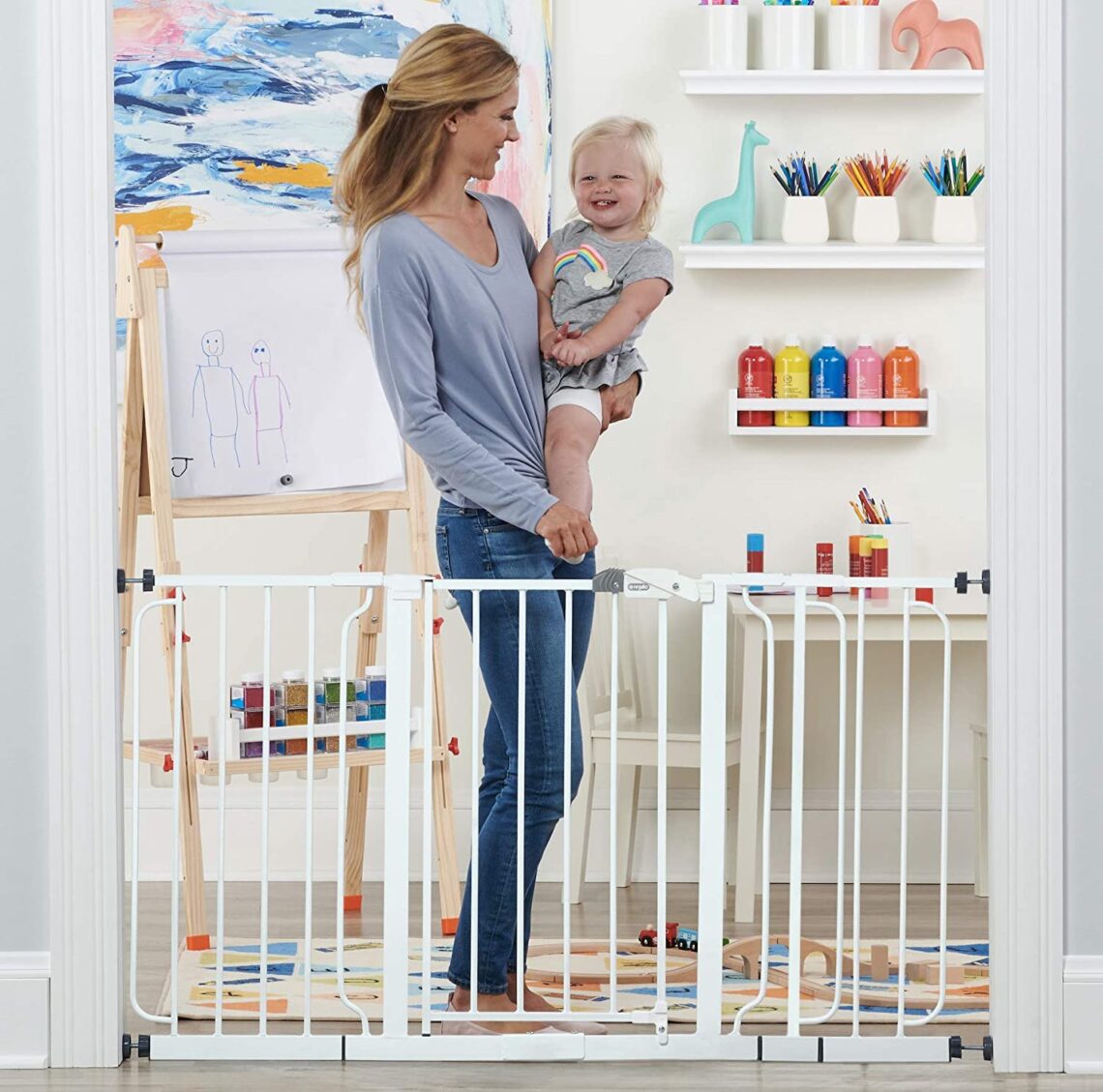 11 Best Baby Gates to Keep Your Baby Safe Urban Mamaz