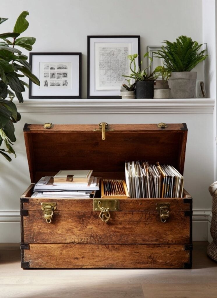 Store Files and Supplies in a Chest