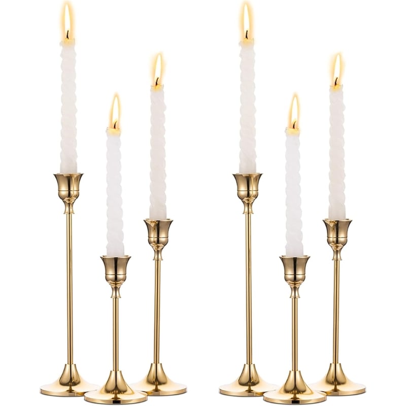 Gold Candle Holders