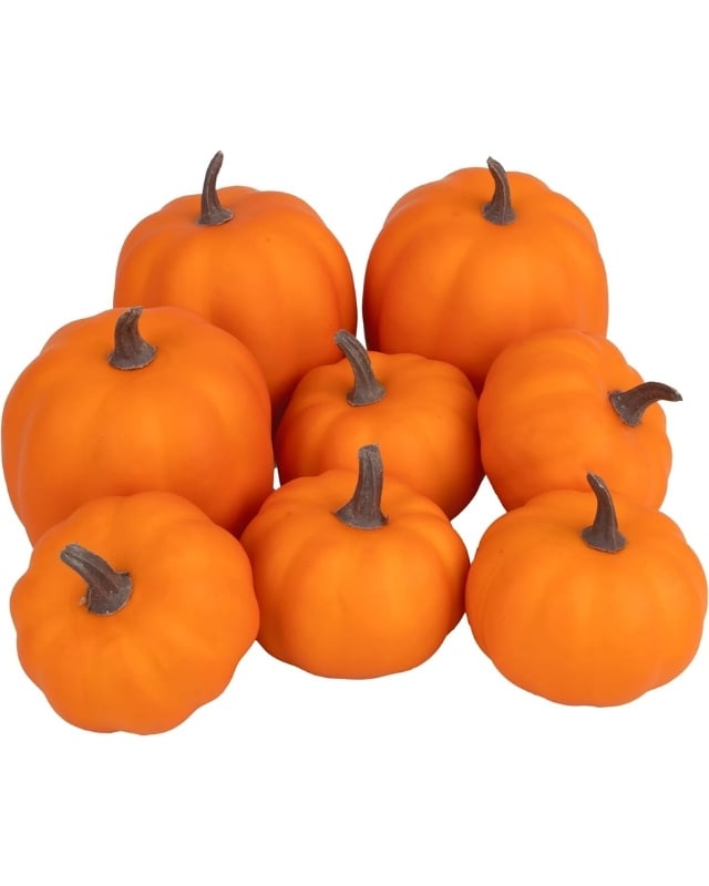 Mini Foam Pumpkins