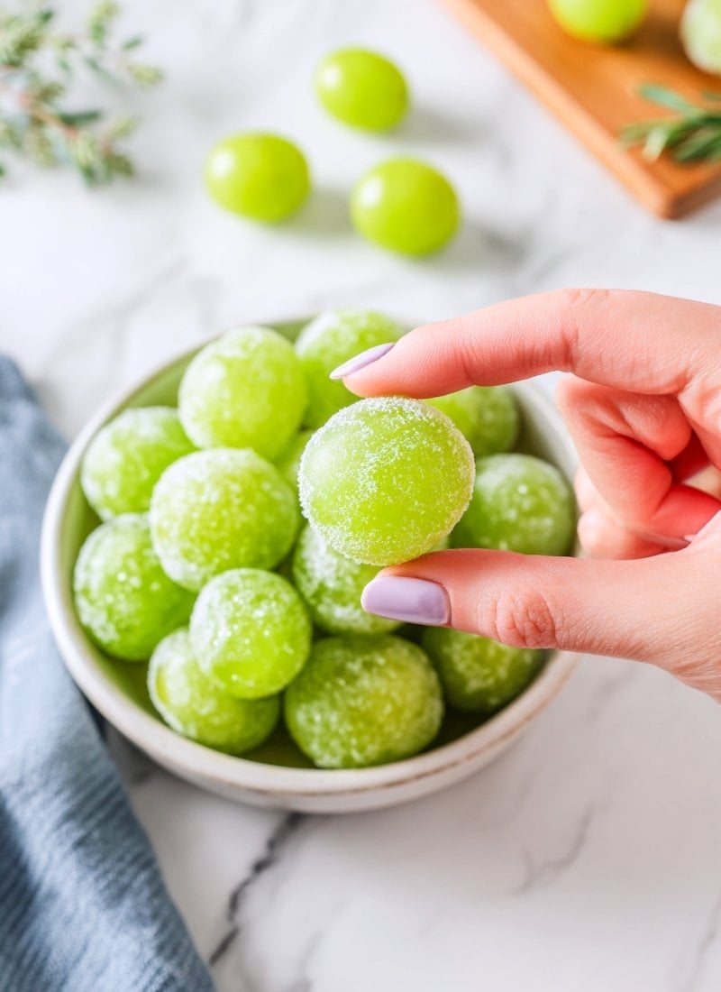 frozen grapes