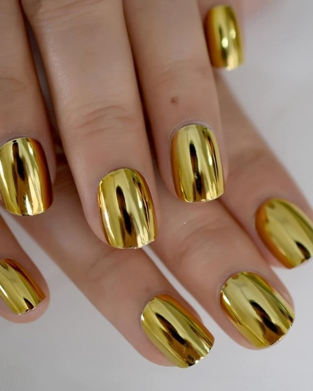 Gold Nail Polish