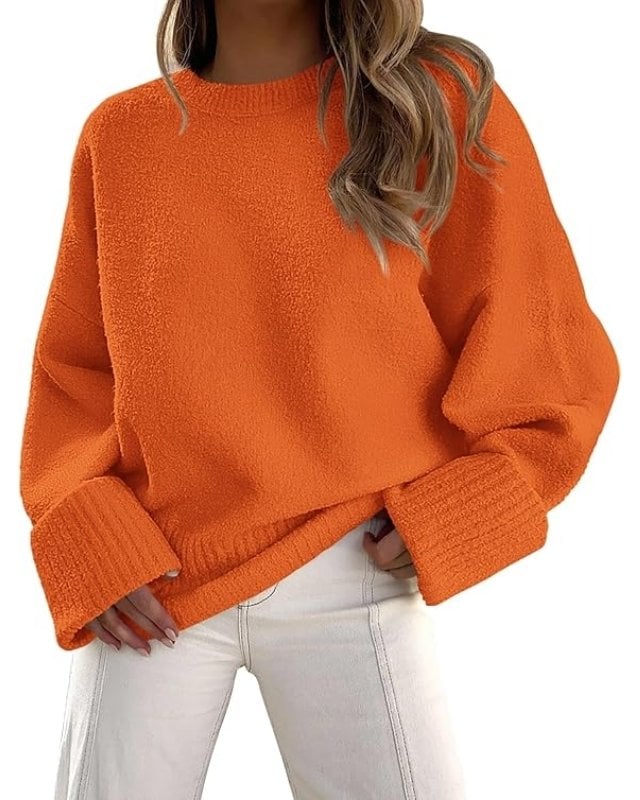 Orange Knit Sweater