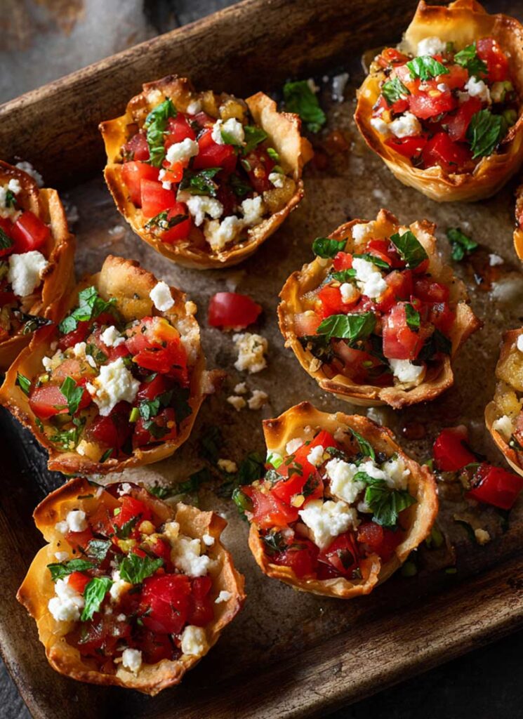 Cheesy-Bruschetta-Phyllo-Bites-8
