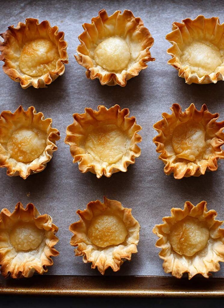 Cheesy-Bruschetta-Phyllo-Cups-Recipe---bake-the-fillo-cups-2