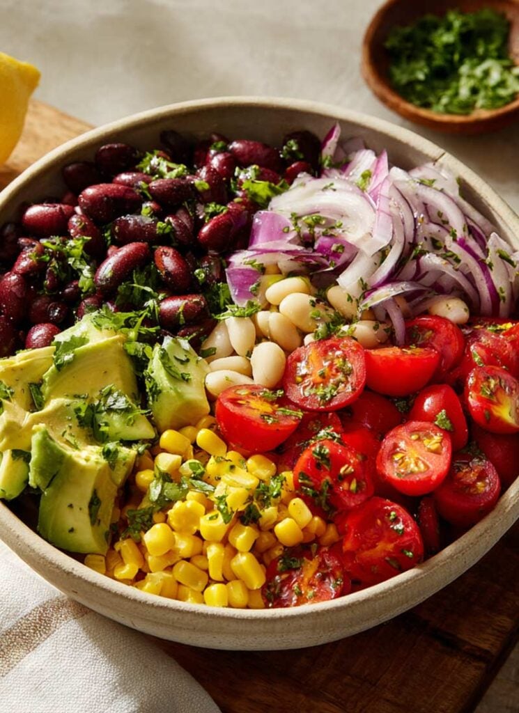 Easy-Mexican-Inspired-Bean-Salad-bowl-4