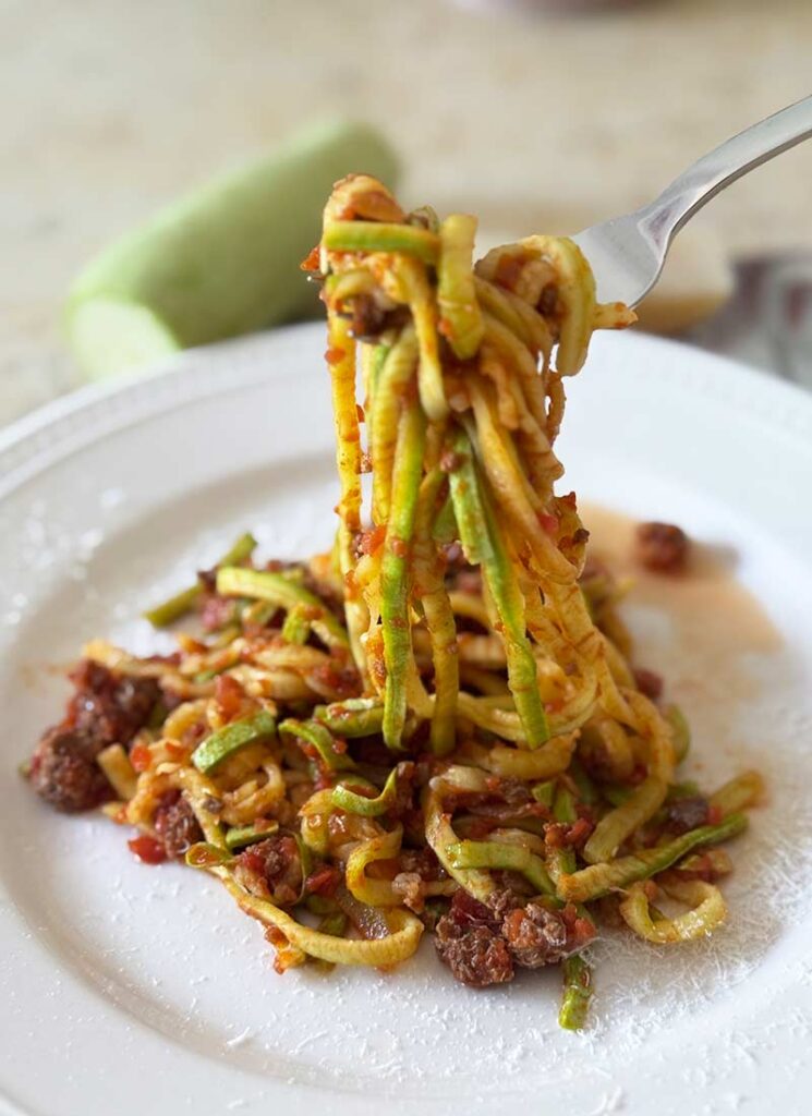 Low-Carb Zucchini Bolognese recipe