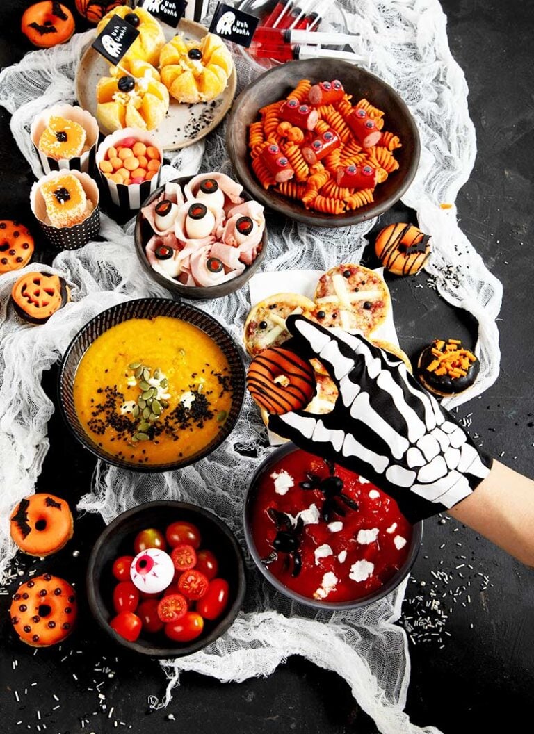 Scary Halloween finger foods