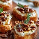 Whipped Feta Crostini With Hot Honey Appetizer