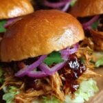 BBQ Shredded Chicken Burger
