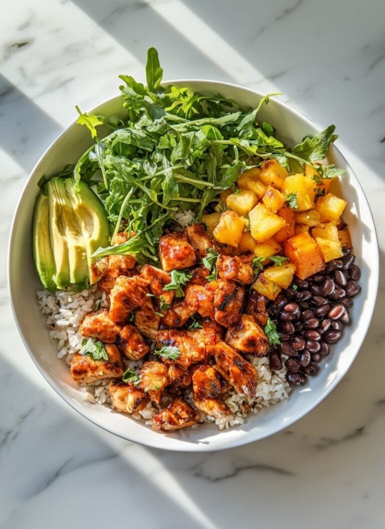 Hawaiian Chicken Bowl - Top View
