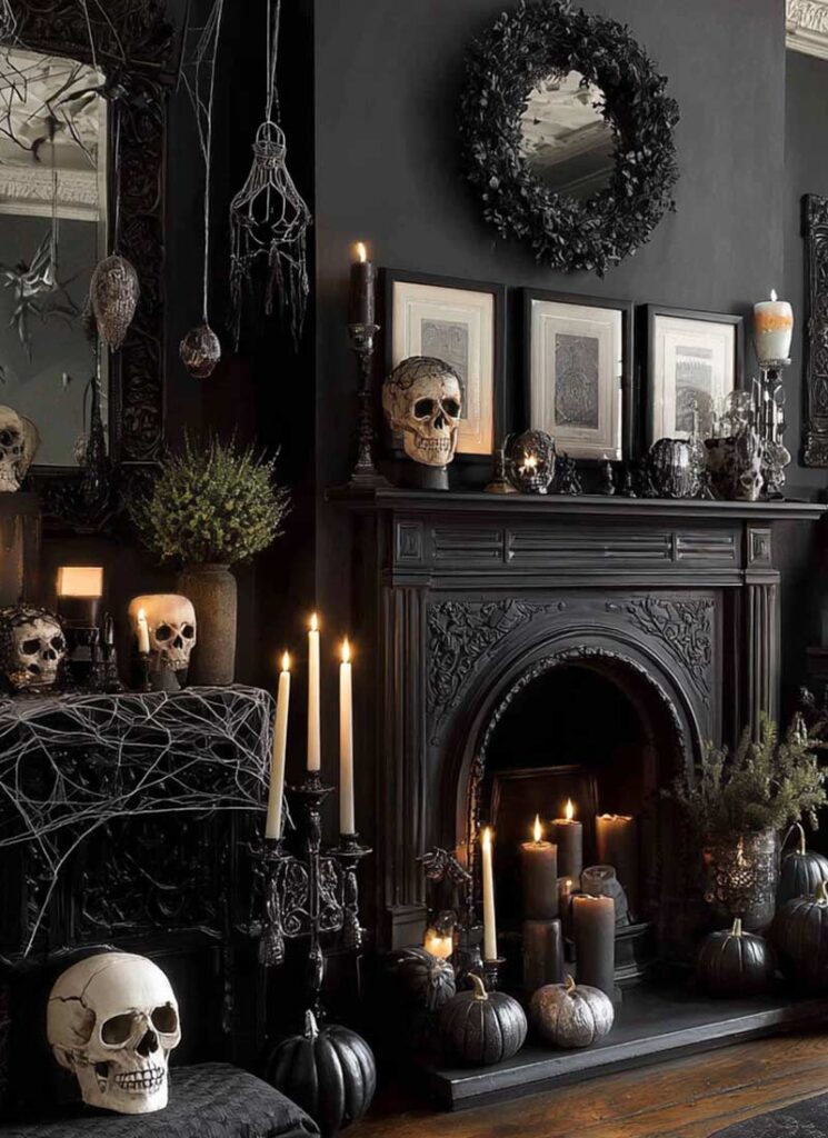 21+ Fancy Indoor Halloween Decor Ideas to DIY This Year - Urban Mamaz