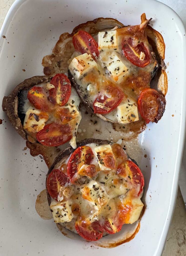 Mediterranean Stuffed Portobello Mushrooms Recipe