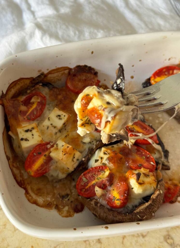Mediterranean Stuffed Portobello Mushrooms Recipe