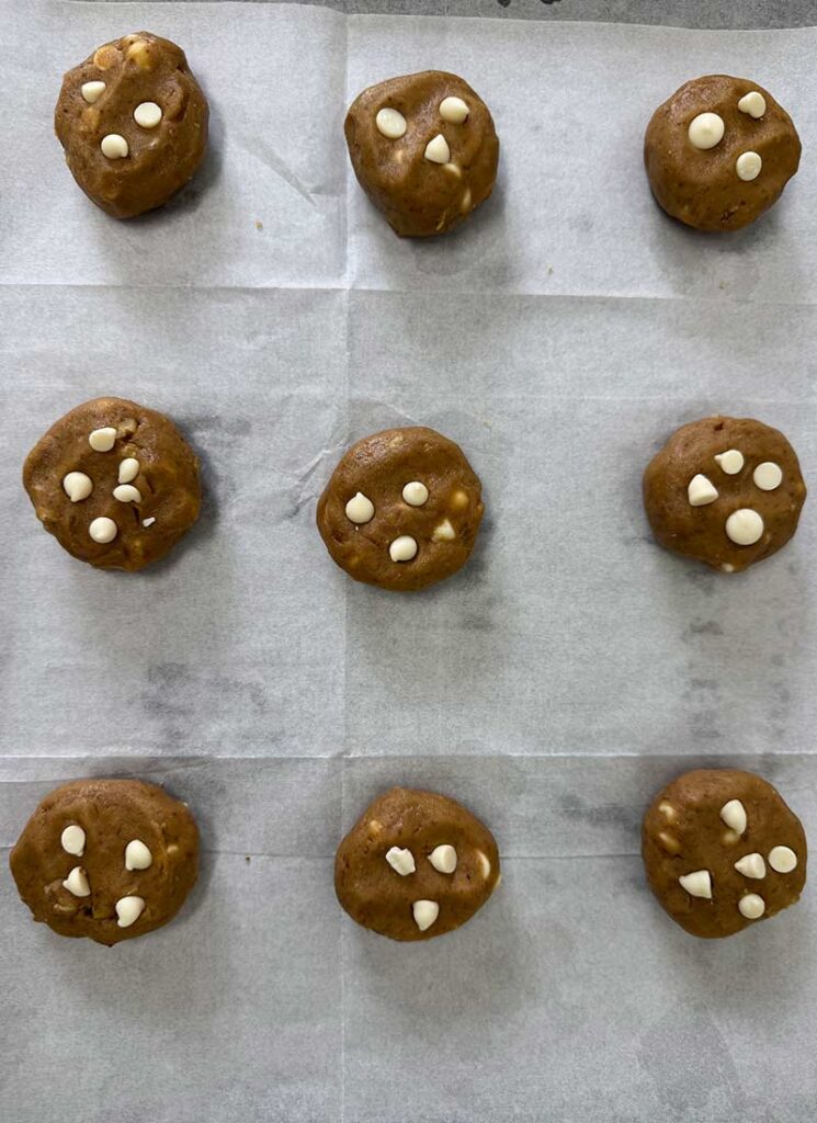 White Chocolate Chip Walnut Cookies