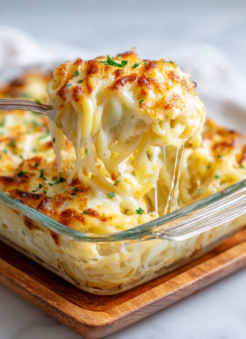 Million Dollar Baked Spaghetti Casserole