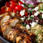 Greek Chicken Quinoa Salad Bowl Recipe