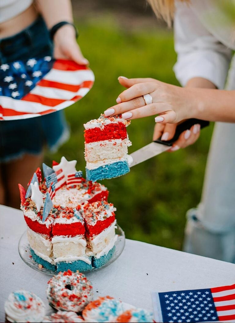 Th of July red white and blue desserts