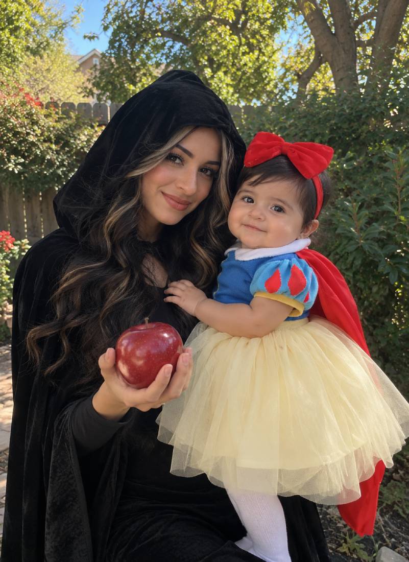 Baby Snow White and Her Not So Scary Evil Queen