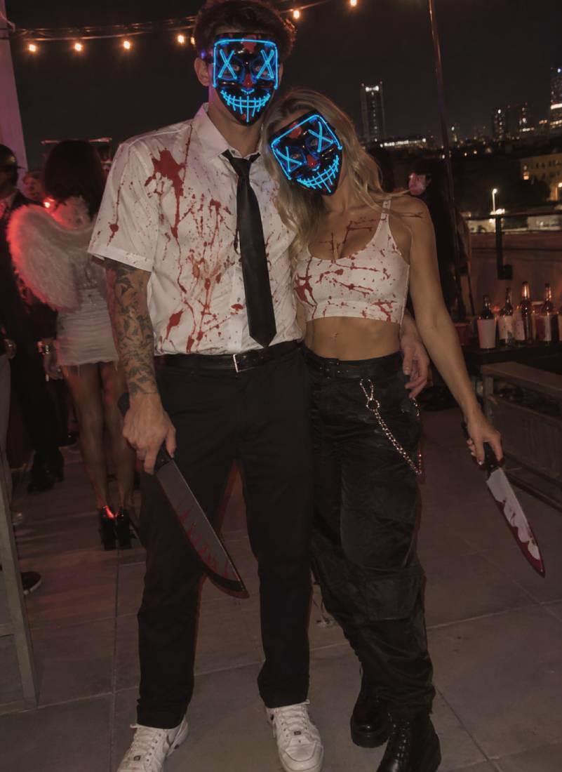 Matching Halloween Outfits for Horror Movie Fans
