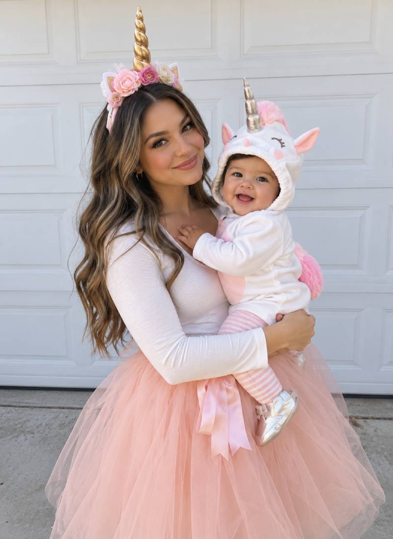 Matching Mom and Baby Unicorn Costume Thats Totally Magical