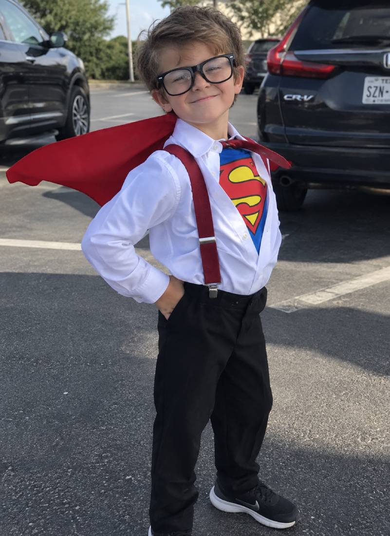 Mini Superman Off Duty A Super Quick Clark Kent Costume