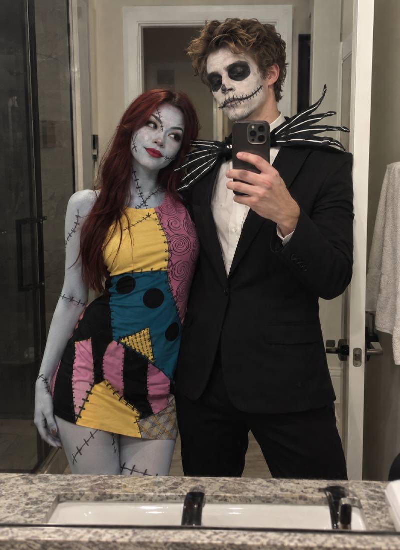 Nightmare Before Christmas Couple Costume Idea