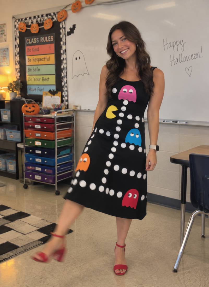 No Sew Pac Man Dress