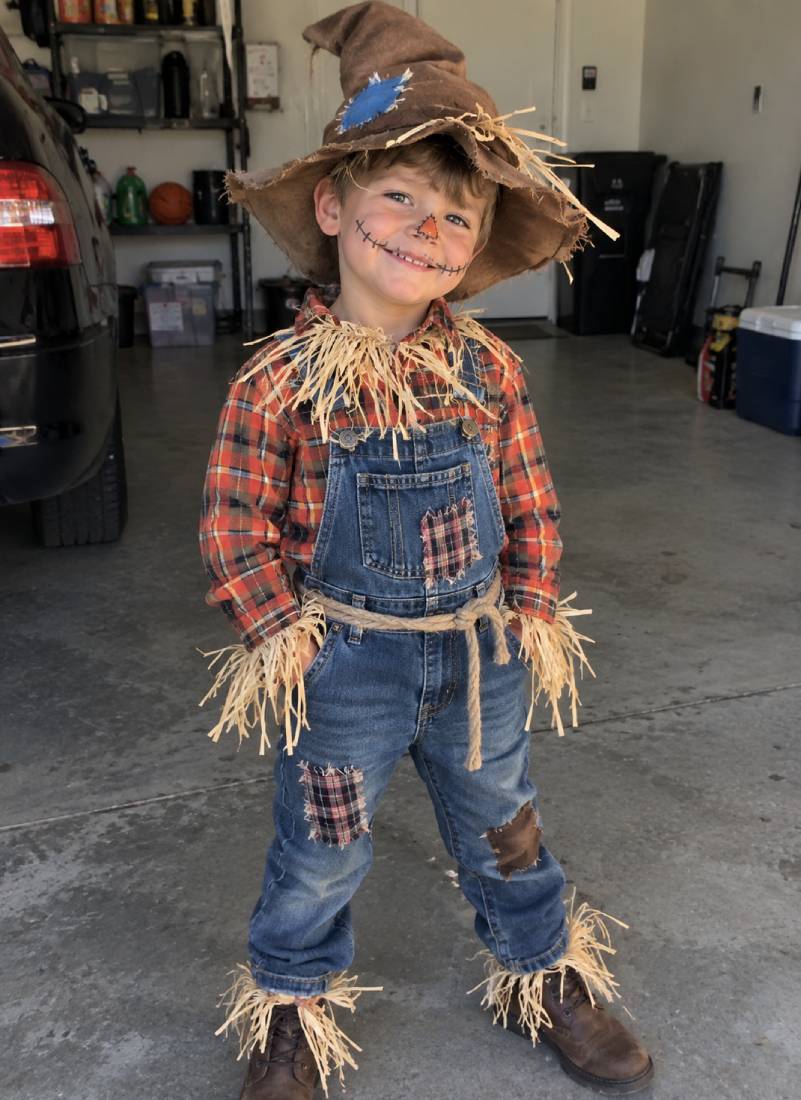 Patchwork Perfection for Your Little Scarecrow