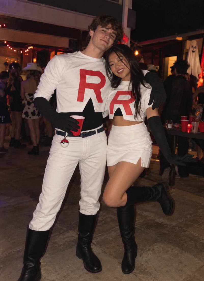 Prepare for Trouble and Fun Photo Ops with This Couple Look