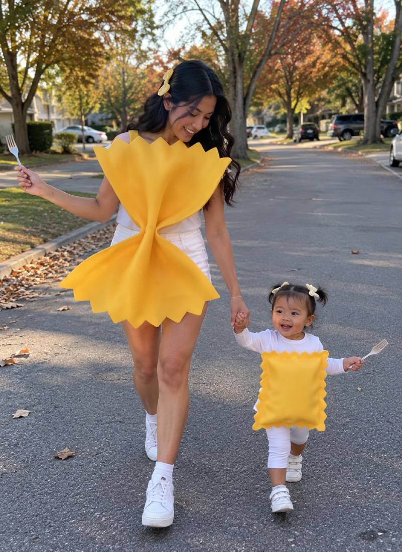 Serve Up Some Laughs with This Matching Pasta Costume