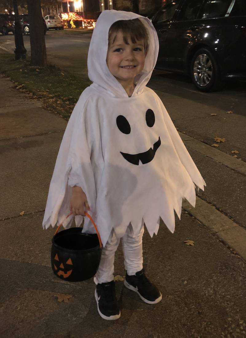 Sheet Happens A Ghost Costume for Boys in a Pinch