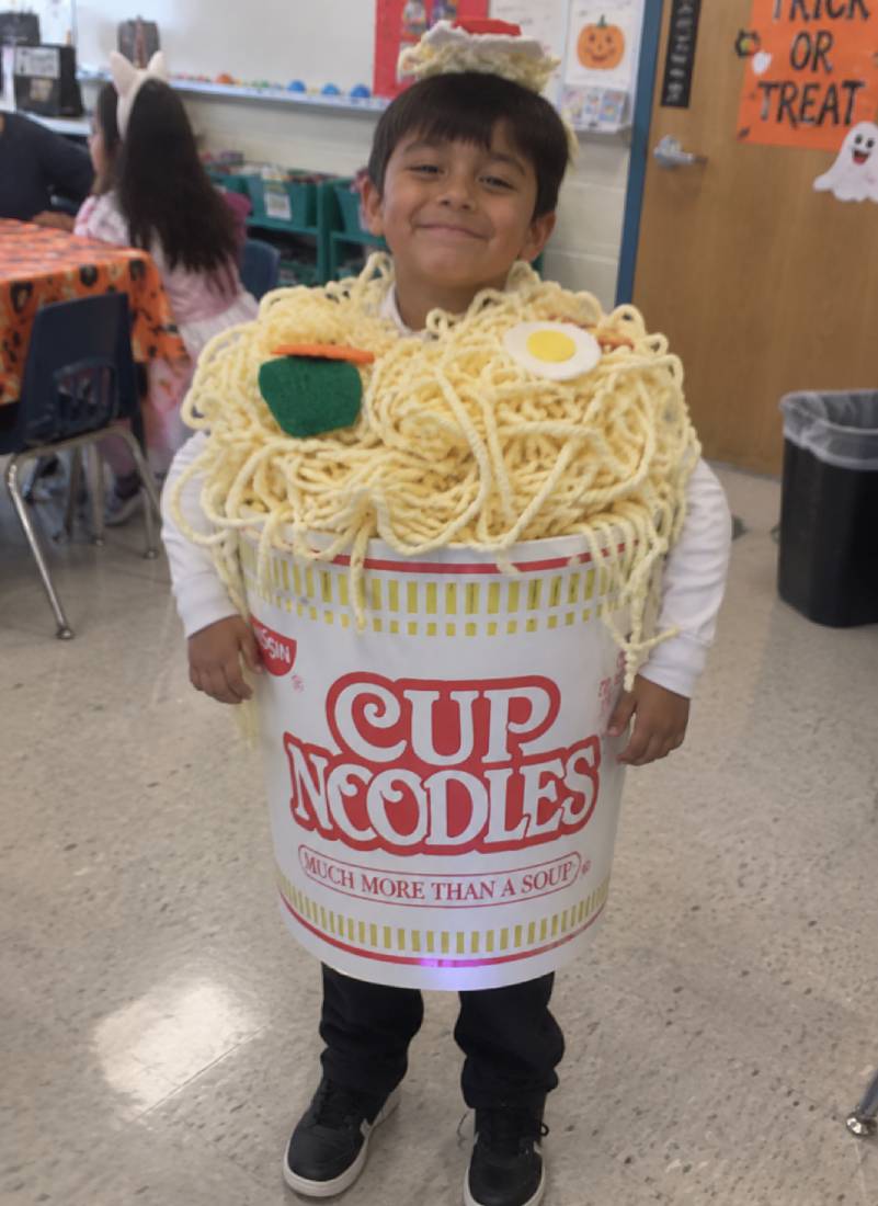 Silly but Creative Cup Noodles Halloween Look