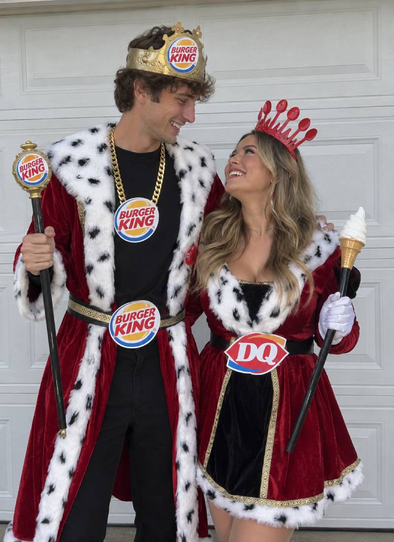 The Ultimate Fast Food Royal Couple Costume
