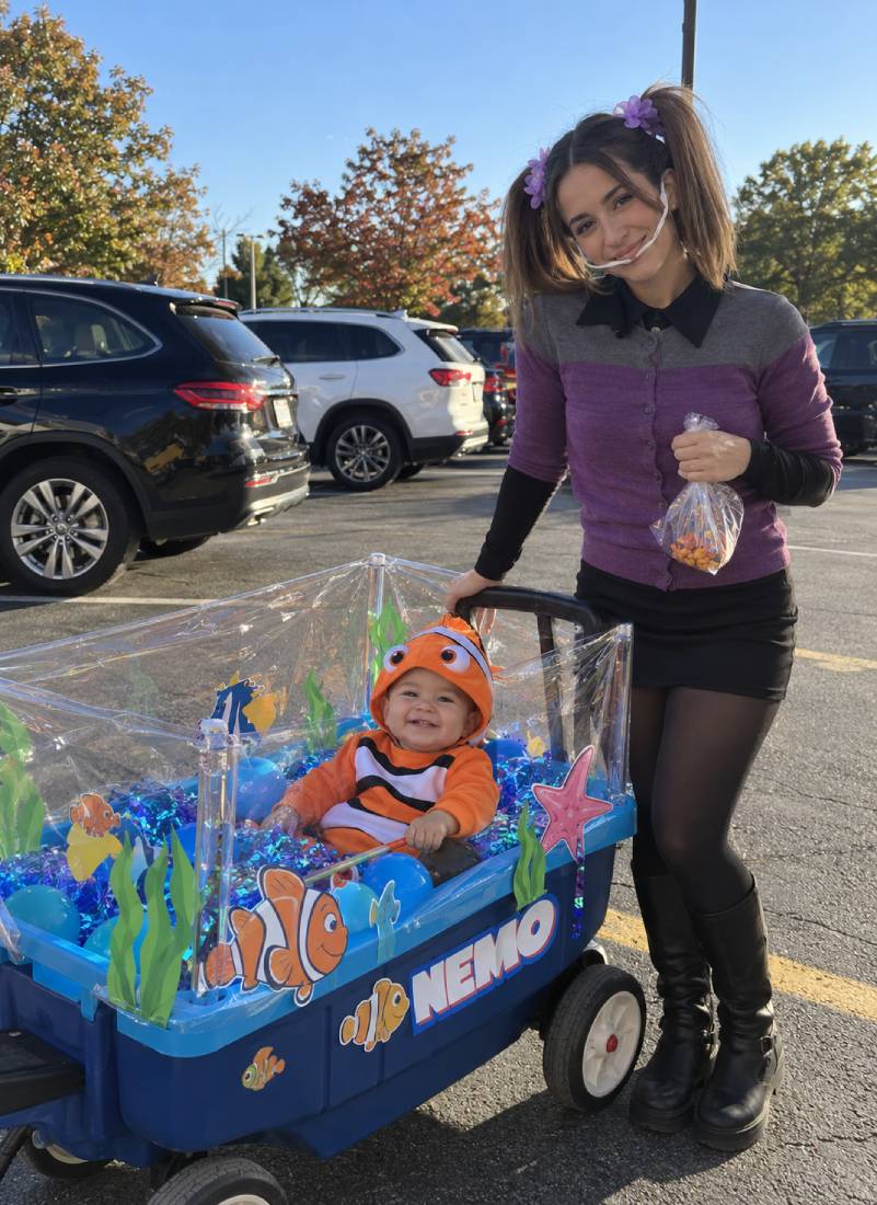 This Nemo and Darla Costume Is a Total Scene Stealer