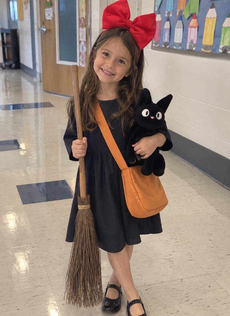 Turn a Navy Dress Into the Cutest Ghibli Inspired Costume