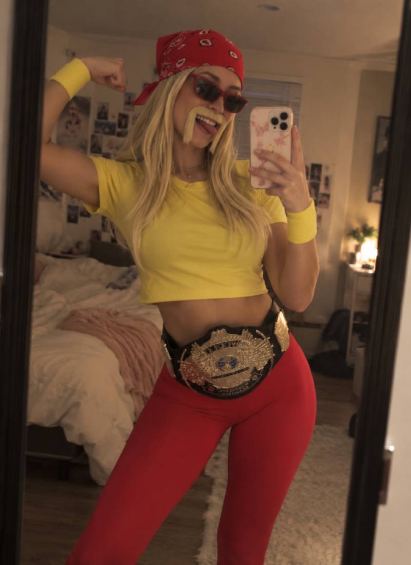 Wrestler Inspired Halloween Look That Packs a Punch