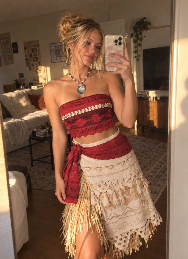 A Moana Costume Inspired by the Ocean and Island Traditions