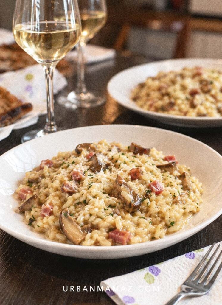Creamy Porcini Mushroom Risotto Recipe