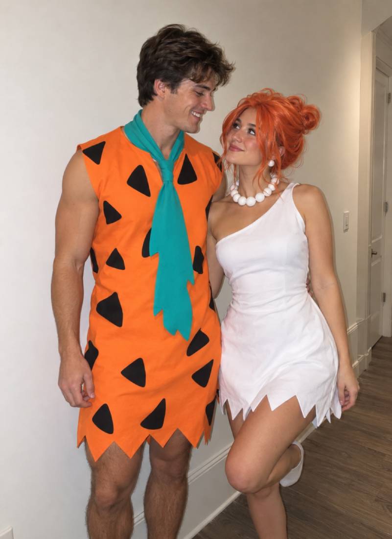 Fred and Wilma Flintstone