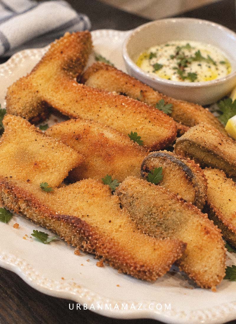 Fried Porcini Mushrooms Appetizer recipe