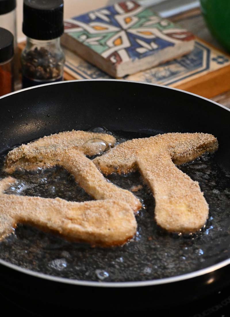 Fry the mushrooms